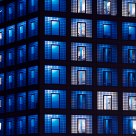 Library at night